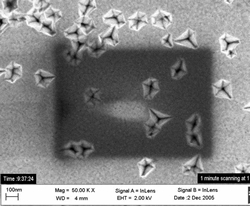 電子顕微鏡による観察で起こる「コンタミネーション」による障害とは？